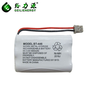 Bateria sem fio do telefone Ni-MH 3.6V 800mAh AAA do telefone sem fio BT-446